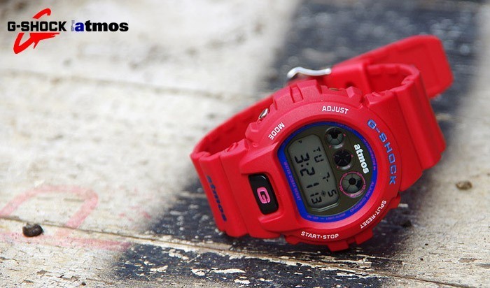 G-SHOCK atmos DW-6900FS レッド アトモス コラボ-